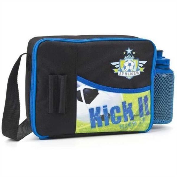 Football Lunch Bag & Waterbottle
